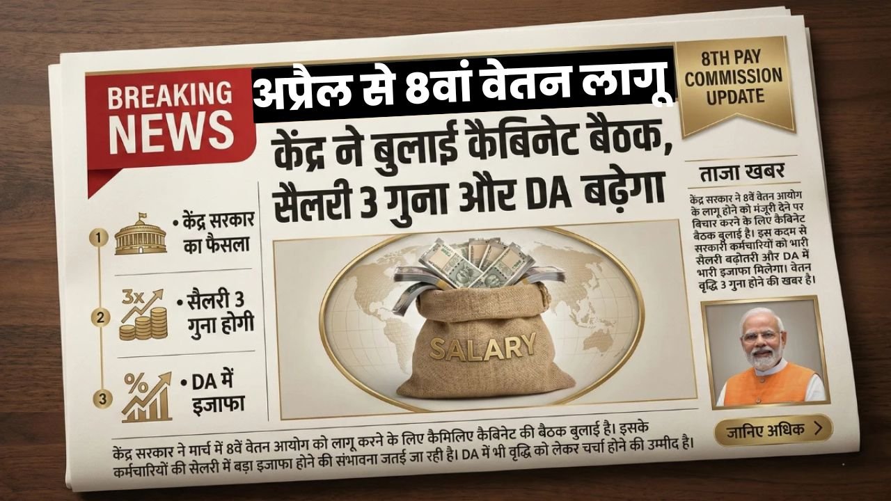 Govt 8th Pay Commission Update